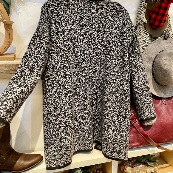 Anthropologie Cynthia Rowley wool duster length sweater changeable style - Picture 9 of 14